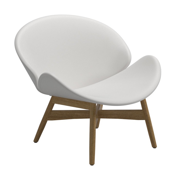 Gloster Dansk Lounge Chair White