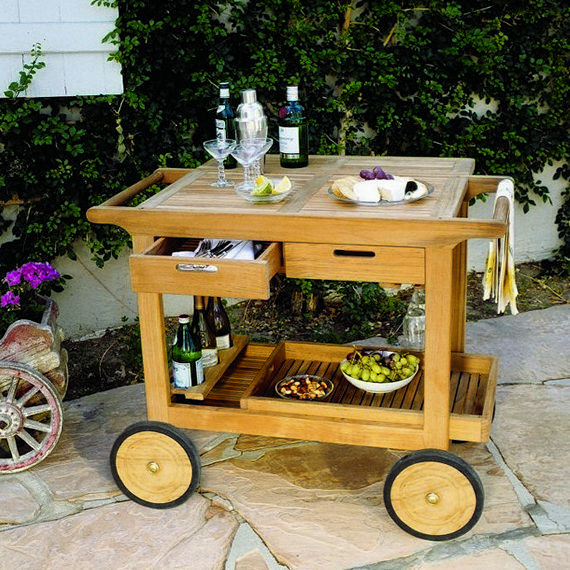 Serving Cart w/Wheels