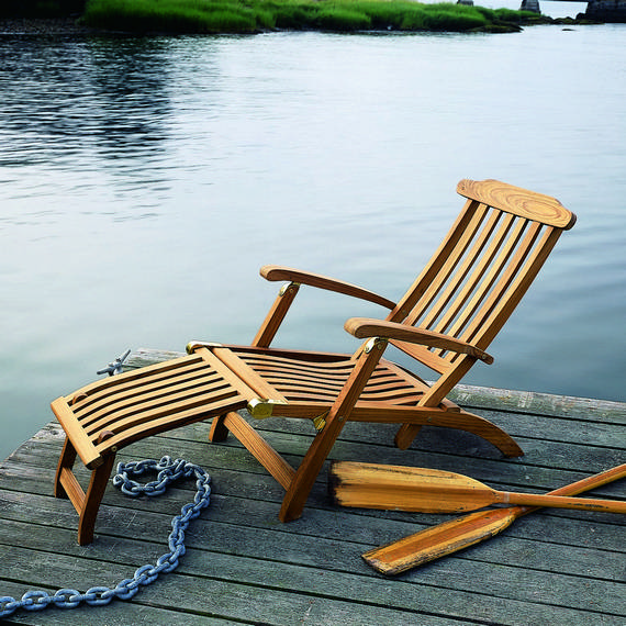 Steamer Steamer Chair w/Ottoman (Adj.)