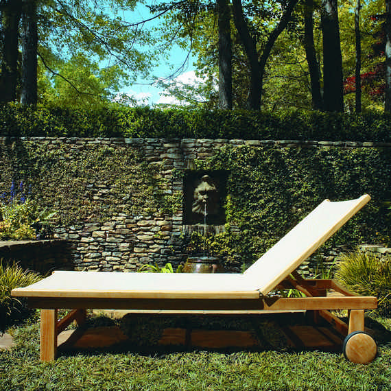 St. Tropez Adj. Chaise Lounge w/Wheels